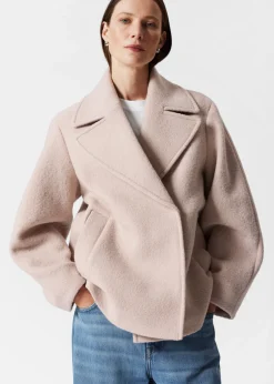 Best Sale & Other Stories Veste En Laine à Double Boutonnage Beige clair