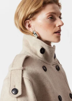 Outlet & Other Stories Veste En Laine à Double Boutonnage Beige clair