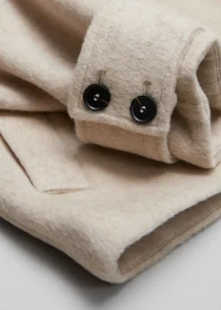 Outlet & Other Stories Veste En Laine à Double Boutonnage Beige clair