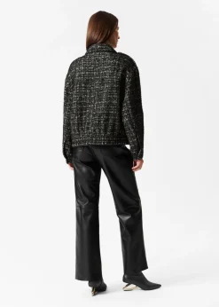 Store & Other Stories Veste En Tweed Tweed noir