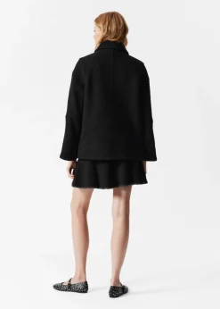 Clearance & Other Stories Veste Motard En Laine Noir