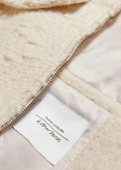 Flash Sale & Other Stories Veste Oversize Zippée Couleur crème