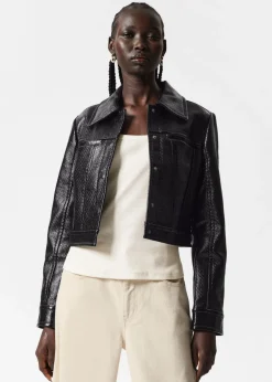 Hot & Other Stories Veste Vernie Courte Noir