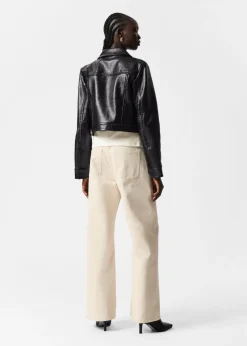 Hot & Other Stories Veste Vernie Courte Noir