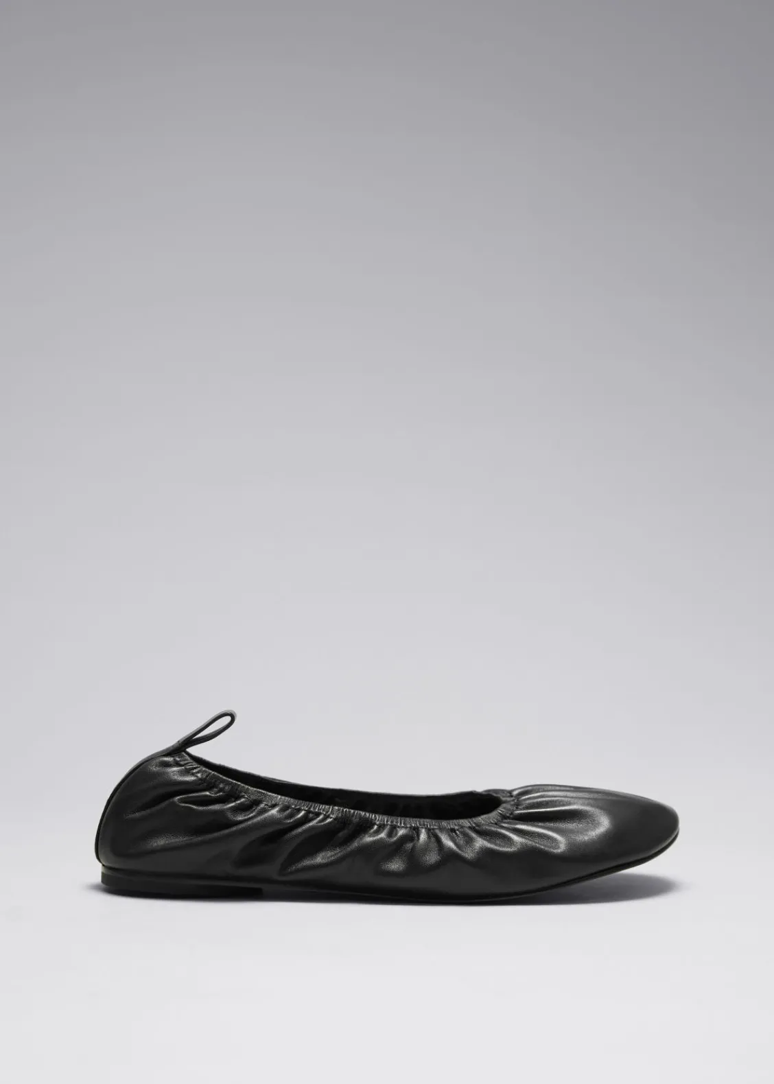 Flash Sale & Other Stories Ballerines En Cuir Froncé