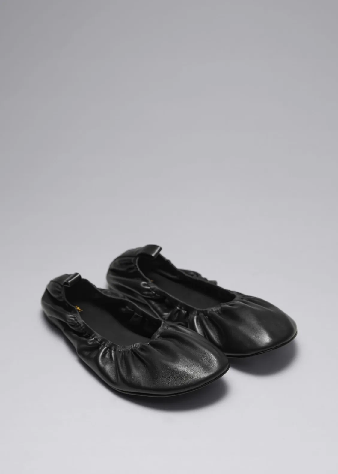 Flash Sale & Other Stories Ballerines En Cuir Froncé