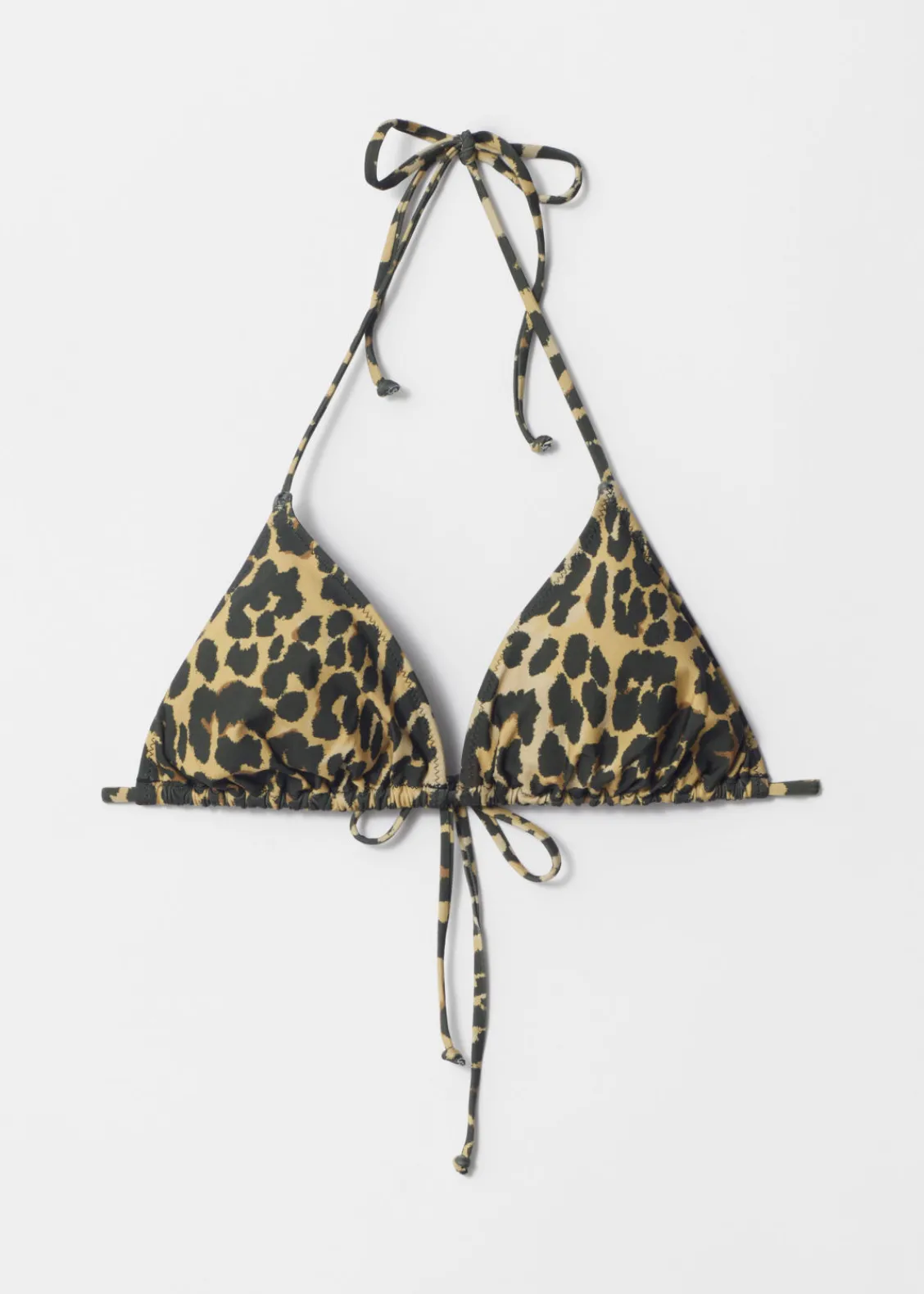 Cheap & Other Stories Haut De Bikini Triangle à Dos Nu Imprimé léopard